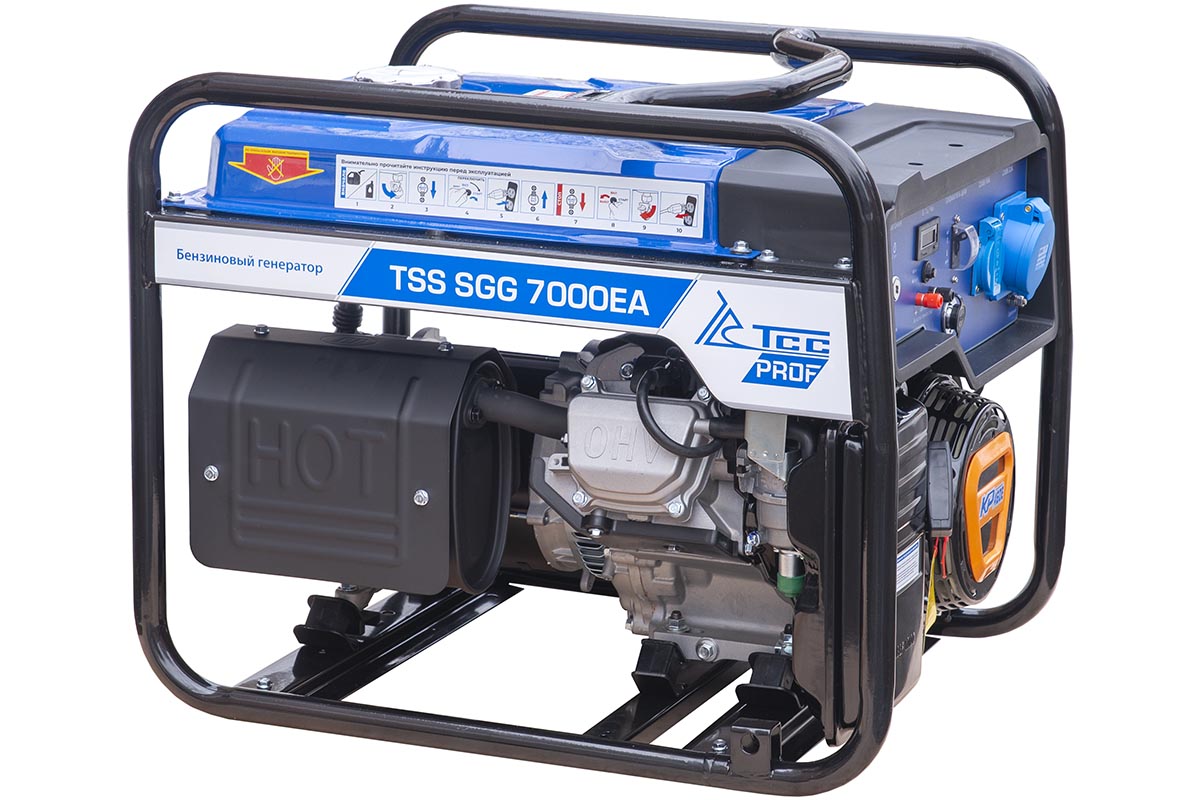 Бензогенератор 7 кВт с АВР TSS SGG 7000EA
