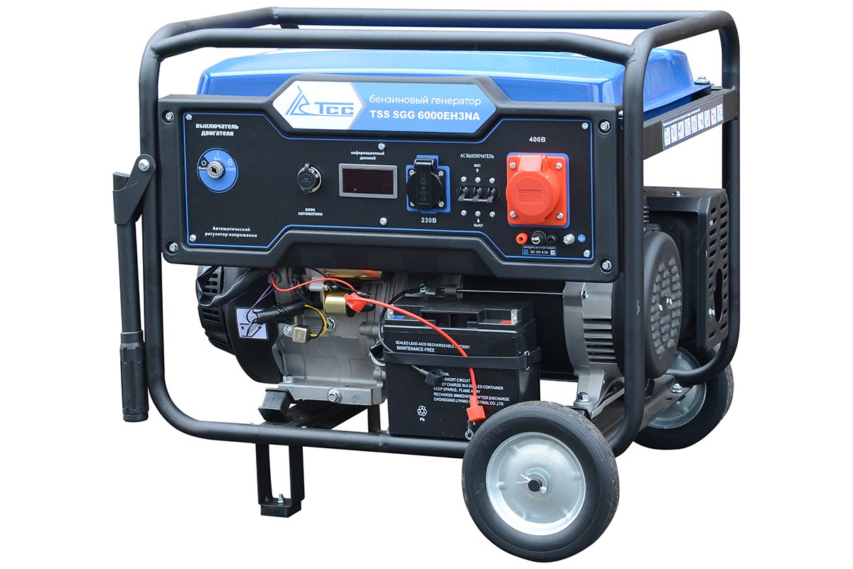 Бензогенератор 6 кВт с АВР TSS SGG 6000EH3NA
