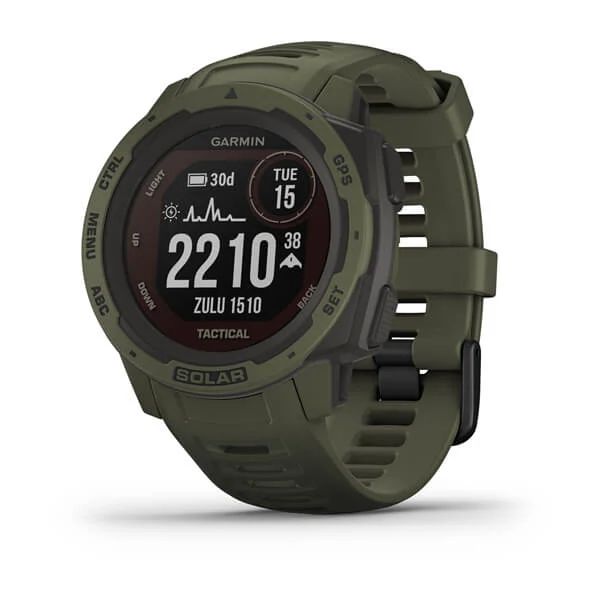 Часы Garmin Instinct Solar Tactical Solar Moss
