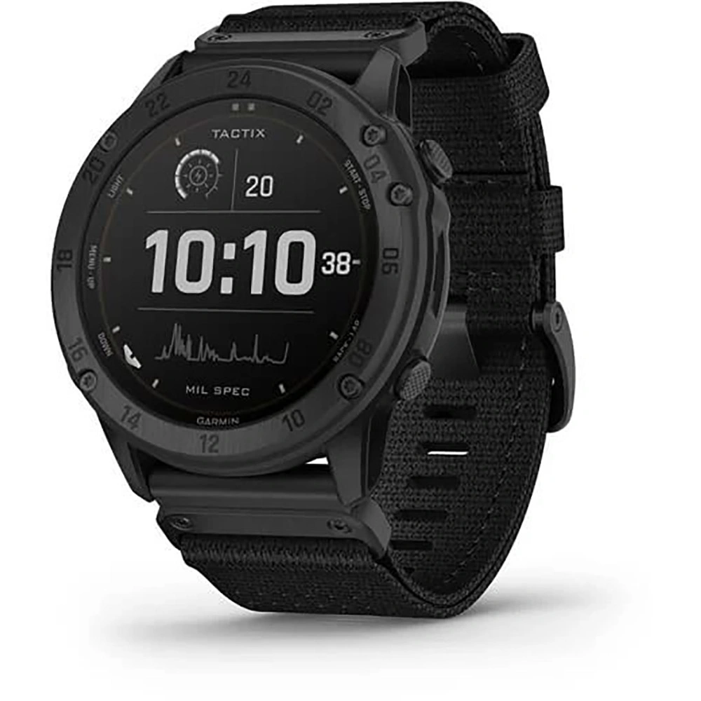 Часы Garmin Tactix Delta - Solar Ballistics с черным нейлоновым ремешком
