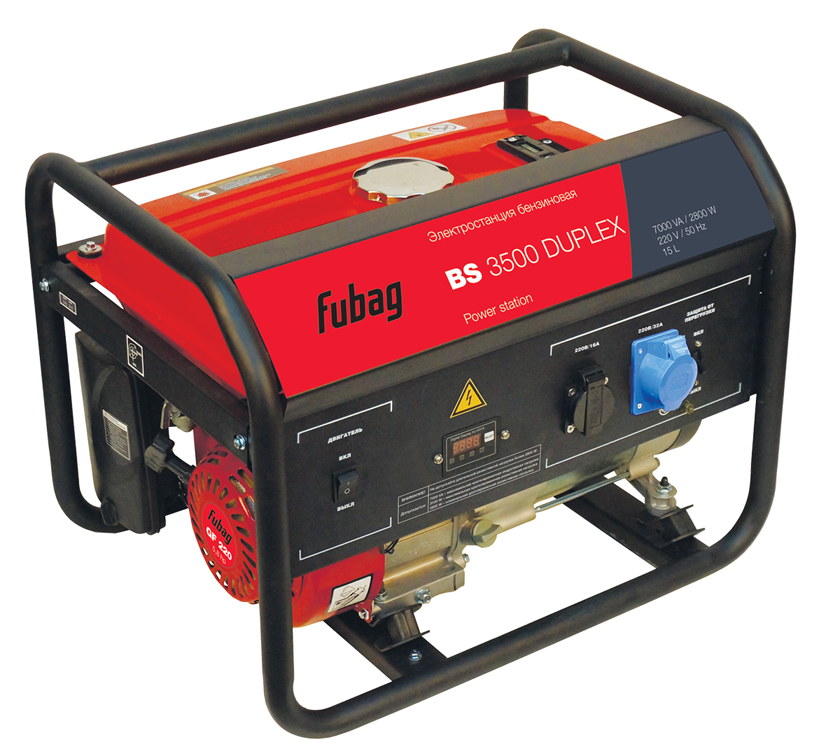 Бензогенератор FUBAG BS 3500 Duplex
