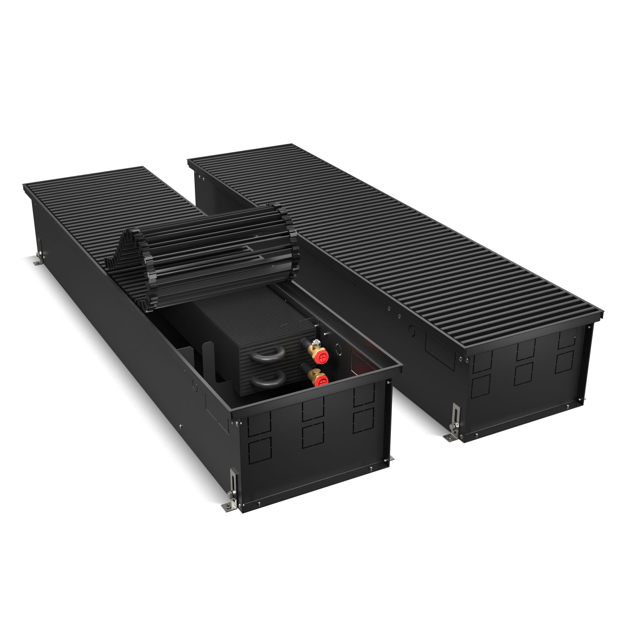 Конвектор внутрипольный Royal Thermo ATRIUM-190/300/1600-DG-U-BL
