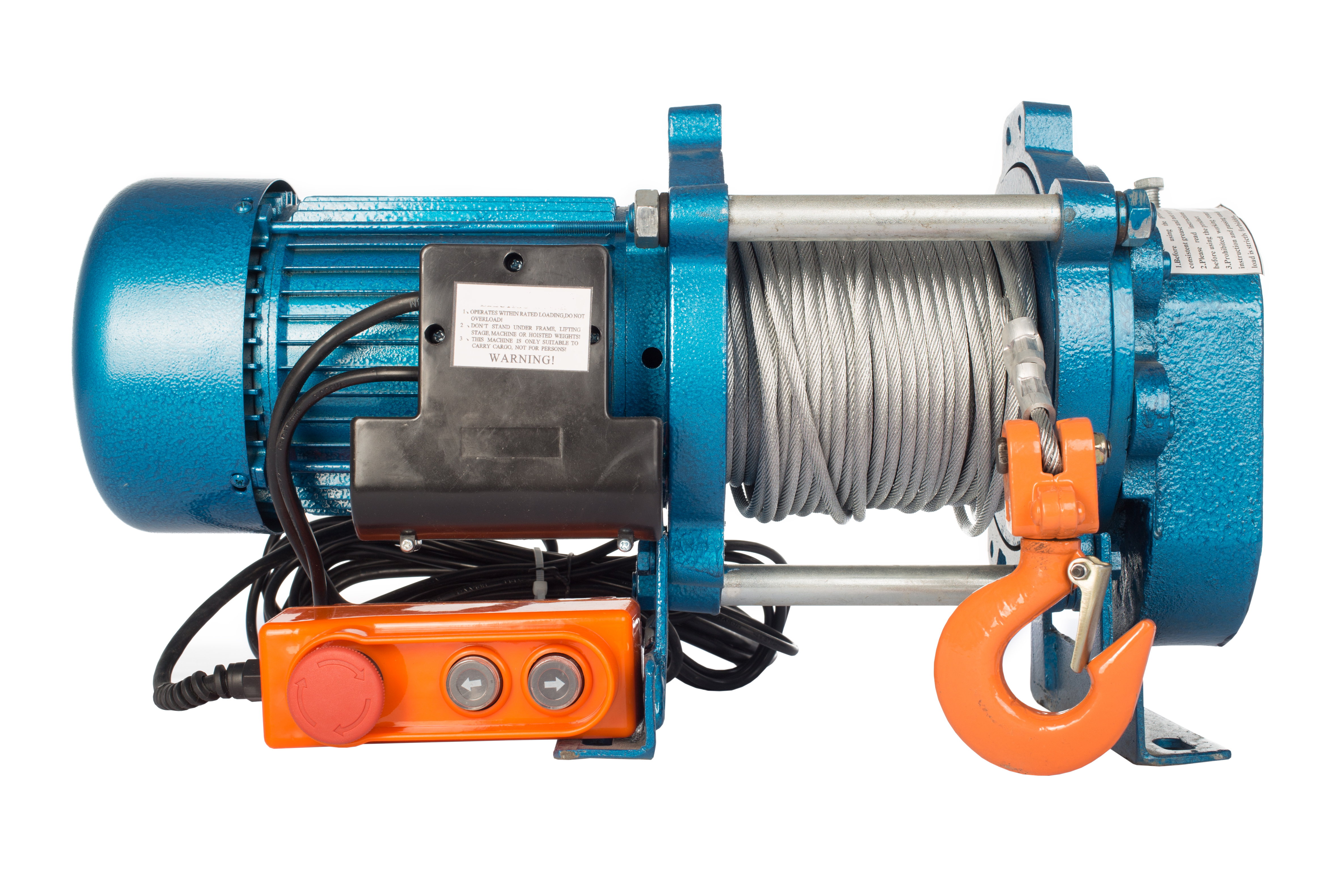 Лебедка TOR CD-1000-A (KCD-1000 kg, 380 В) с канатом 70 м
