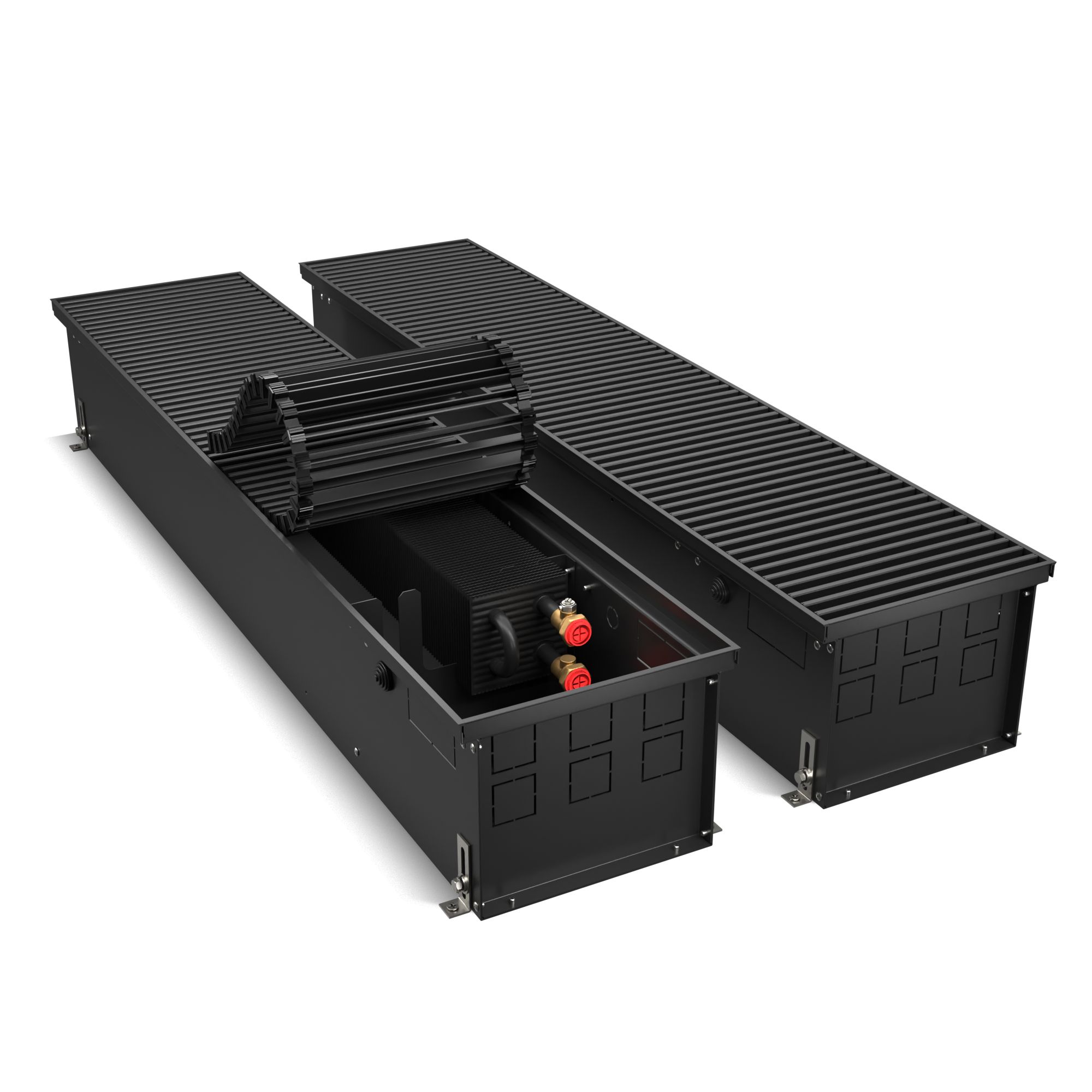 Конвектор внутрипольный Royal Thermo ATRIUM-190/250/2600-DG-U-BL
