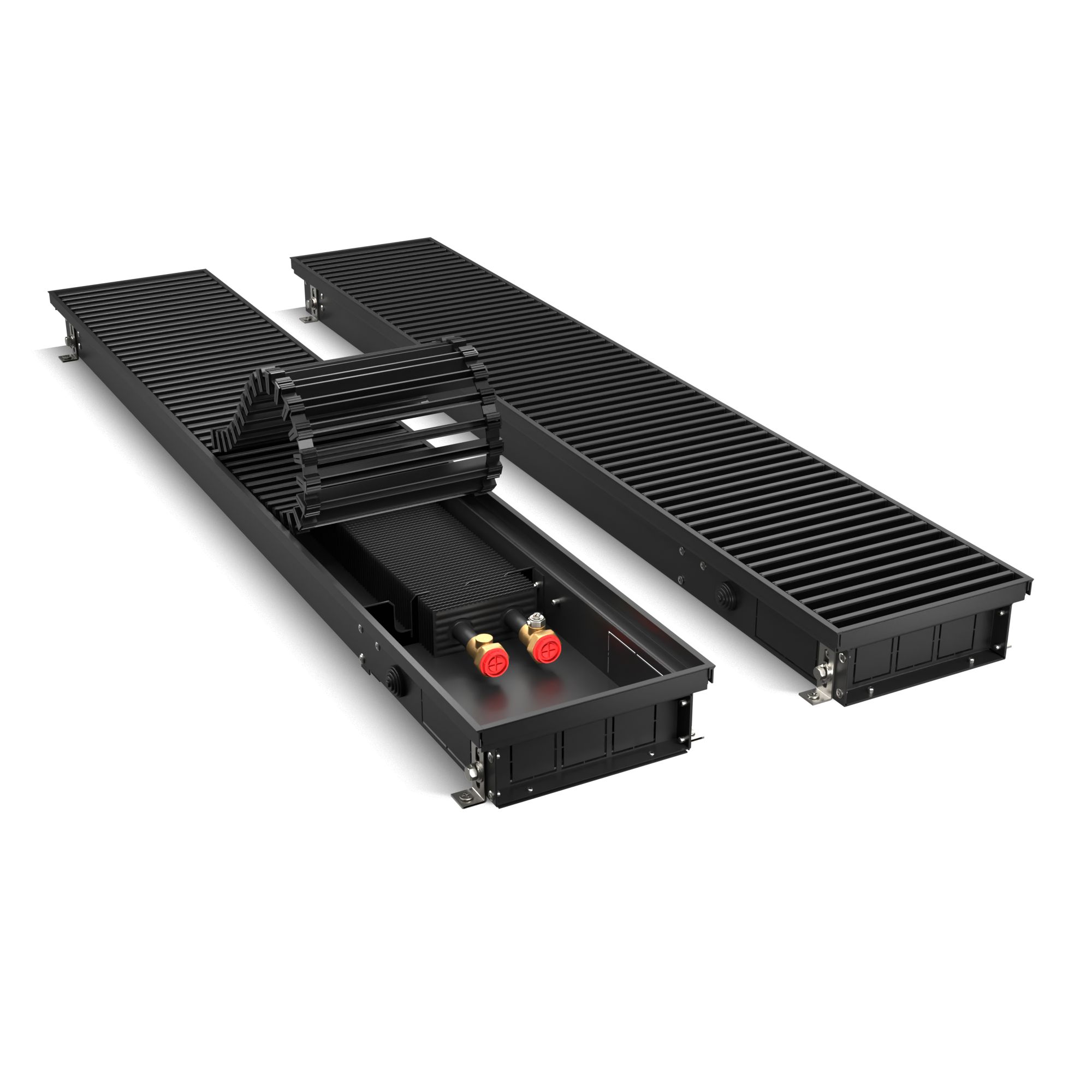 Конвектор внутрипольный Royal Thermo ATRIUM-75/200/1400-DG-U-BL
