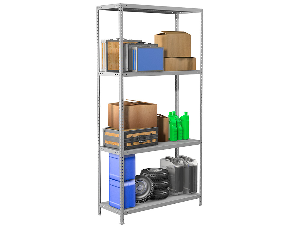 Стеллаж ПРОМЕТ MS STANDART 200KD/100X40/4
