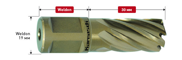 Корончатое сверло GOLD-LINE 54*30 арт. 20.1260U-054
