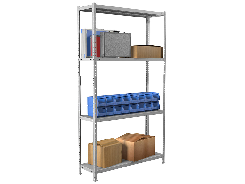 Стеллаж ПРОМЕТ MS STANDART 200KD/100X30/4
