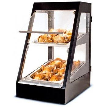 Витрина тепловая пароувлажн. наст. закр. 1GN1/1+1GN2/3 черная ТТМ ISEE-HOT-1BLACK
