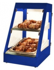 Витрина тепловая пароувлажн. наст. закр. 1GN1/1+1GN2/3 синяя ТТМ ISEE-HOT-1BLUE
