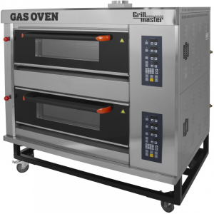 Печь для хлеба газовая подовая Grill Master ШЖГ/2 (400 C, с пароувлажнением)
