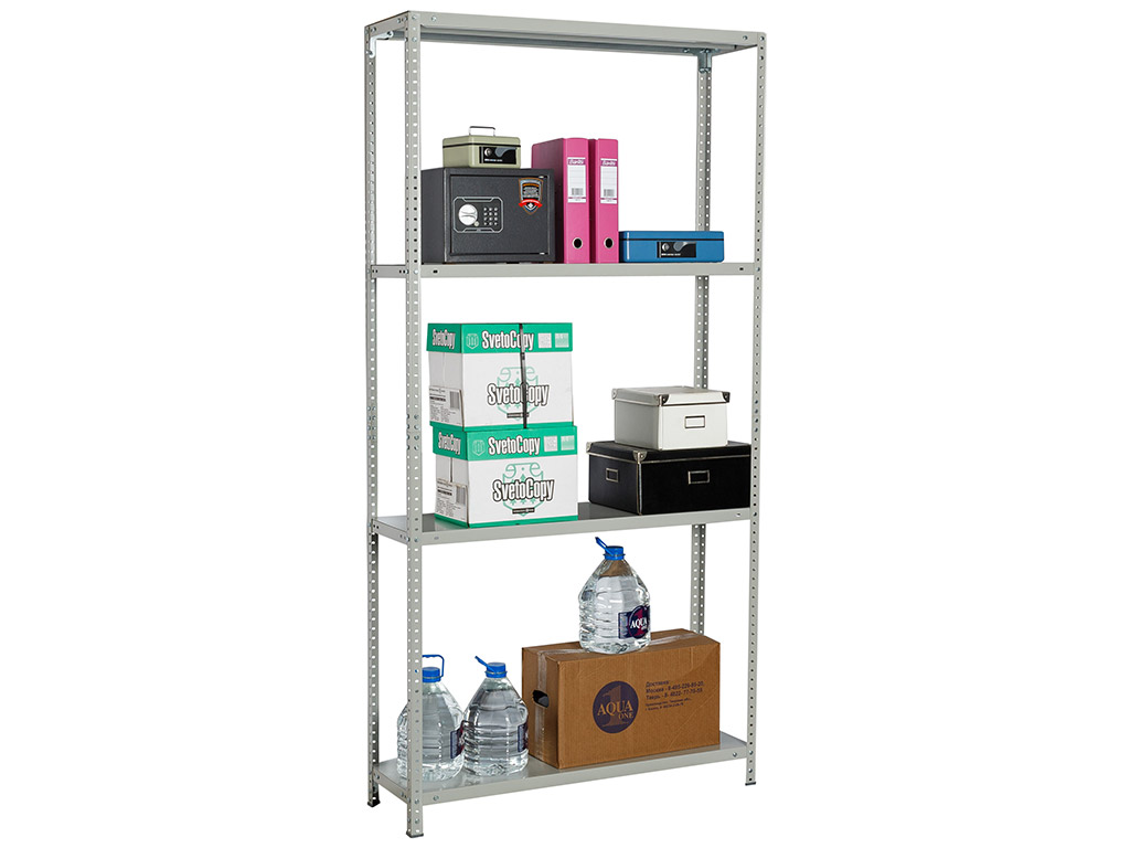Стеллаж ПРОМЕТ MS STANDART 185KD/70X30/4
