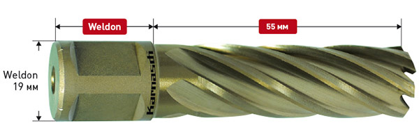 Корончатое сверло GOLD-LINE 48*55 арт. 20.1270U-048
