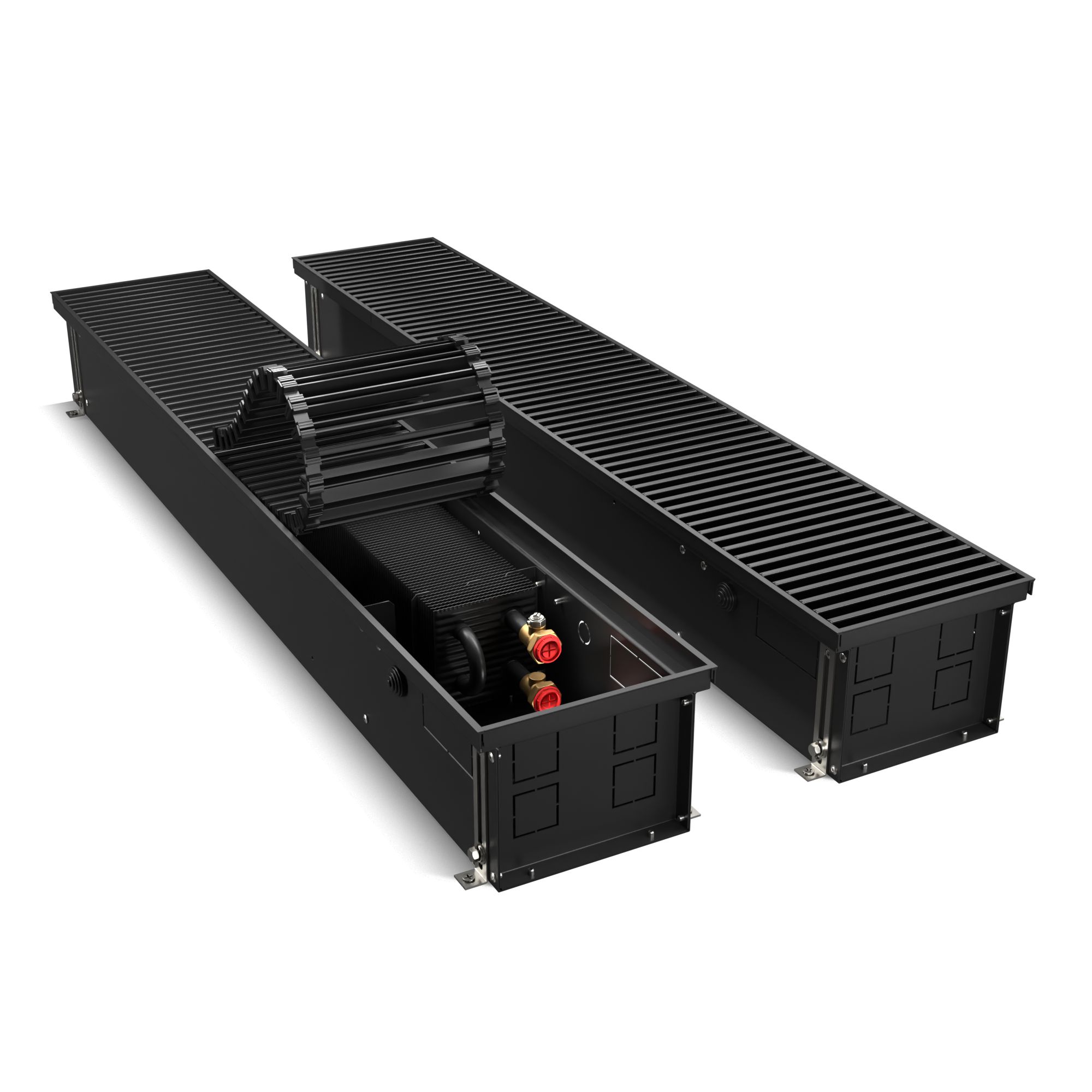 Конвектор внутрипольный Royal Thermo ATRIUM-150/200/1800-DG-U-BL
