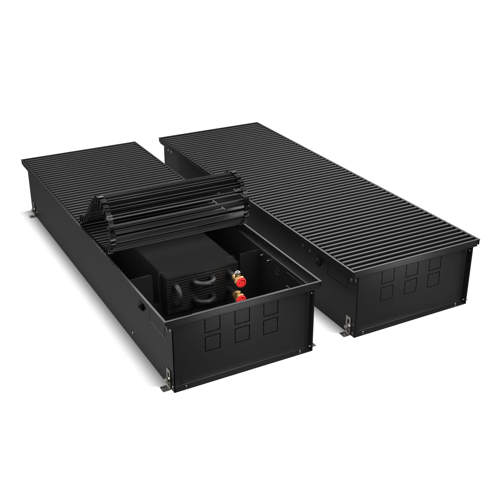 Конвектор внутрипольный Royal Thermo ATRIUM-190/400/2800-DG-U-BL
